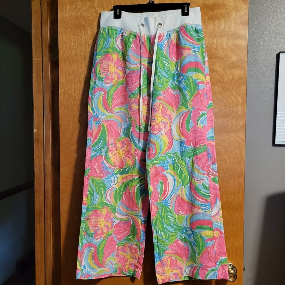 Lilly Pulitzer Linen Beach Pants